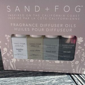 SAND + FOG Fragrance Diffuser Oils Set - White, Cream, Pink, Blue